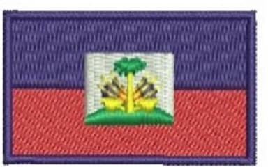 Matriz de Bordado Bandeira do Haiti