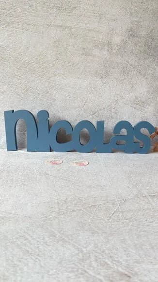 Nome em mdf - Linha Ch - Decoração Bebê e Infantil