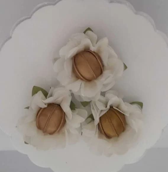 Forminhas Coração Apaixonado Off White