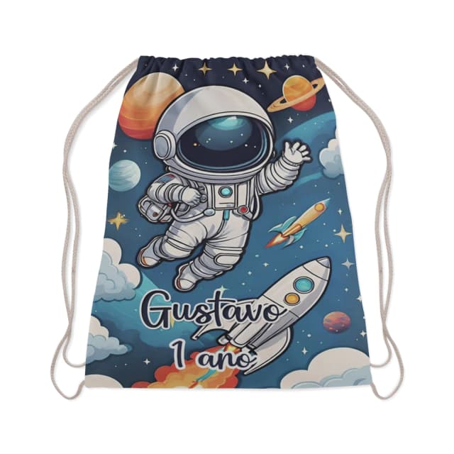 Mochilinha Personalizada do Astronauta
