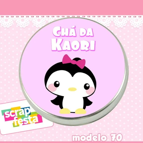 Lembrancinhas de Chá de Bebê Latinhas