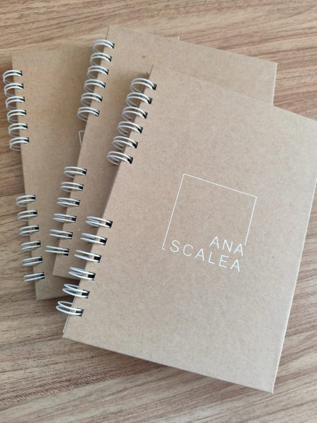 Caderno A5 personalizado