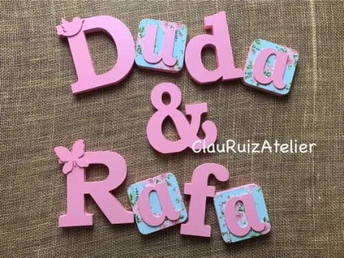 Nome De Parede Em Mdf