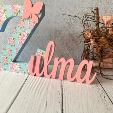 Jardim Encantado - Nomes Personalizados - Tecido