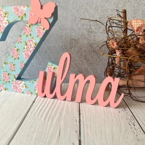 Jardim Encantado - Nomes Personalizados - Tecido