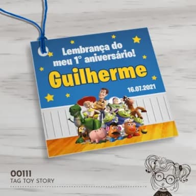 Tag Quadrada Toy Story -00111
