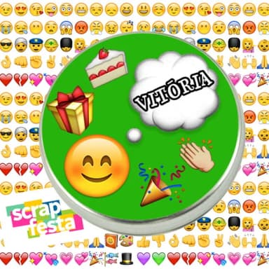 Latinhas Personalizadas Festa Emoticons