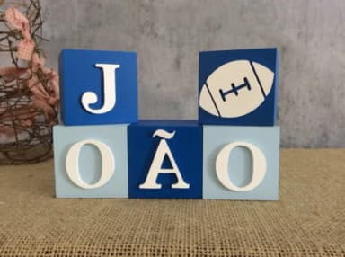 Cubos 6x6cm Futebol Americano