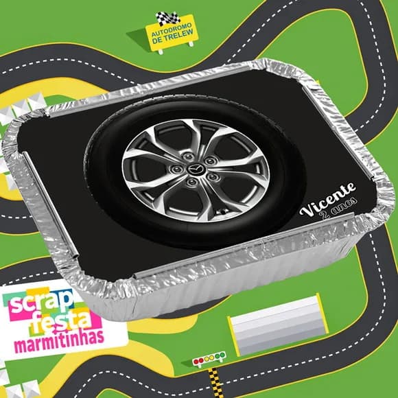 Marmitinhas Personalizadas Festa Carros