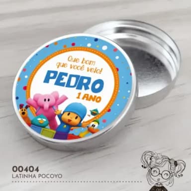 Latinha Adesivada Pocoyo - 00404