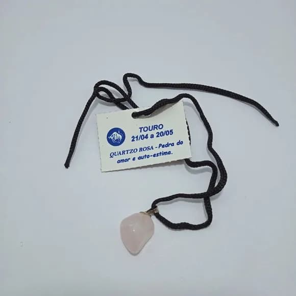 Cordao de Signo Touro com Pedra