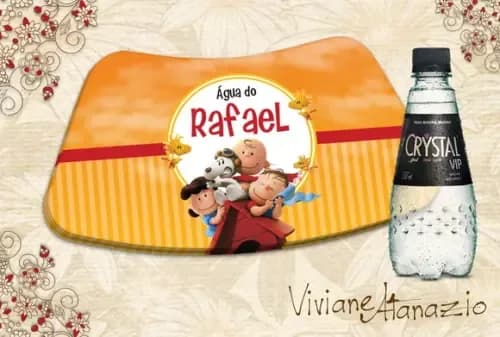 Rótulo Água Crystal Vip Snoopy - 00322
