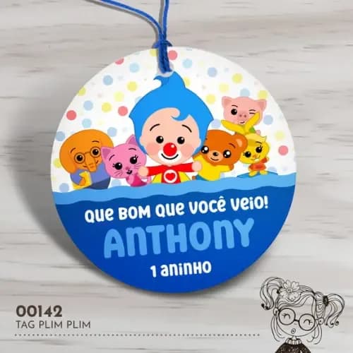 Tag Redonda Plim Plim - 00142