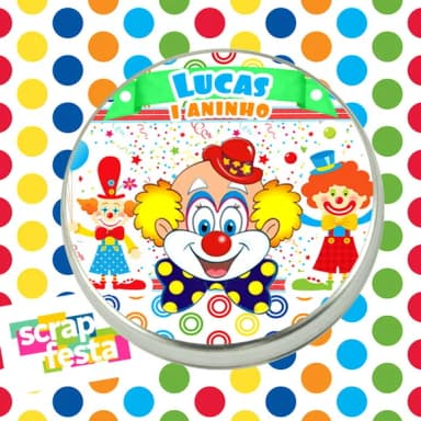 Latinhas Personalizadas Festa Circo