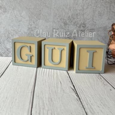 Nomes com Moldura 8x8cm Ts Decoração de Bebê