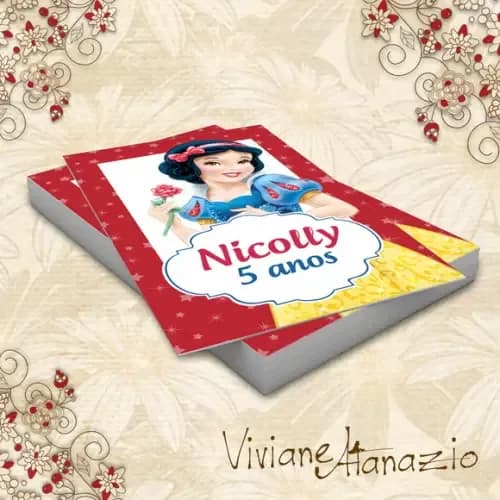 Adesivo Tubete Branca de Neve - 00193