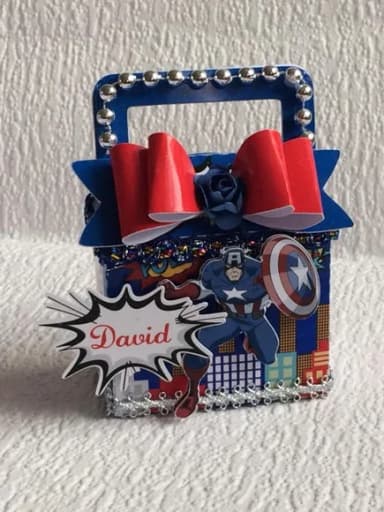 Kit 30 Lembrancinhas Capitão América
