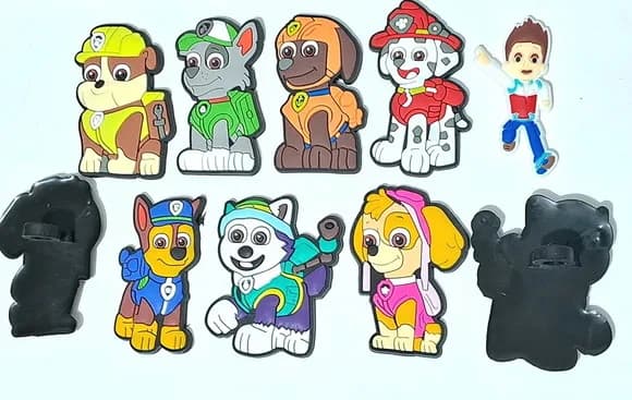 Ponteira P/lápis Patrulha Canina 5cm Pcts com 8 Unidades