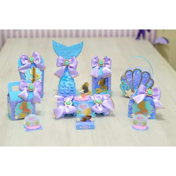 Kit 30 Lembrancinhas Sereia