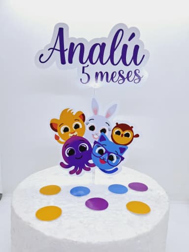Topo de Bolo Personalizado BOLOFOFOS - Decoração de Festa - Papelaria