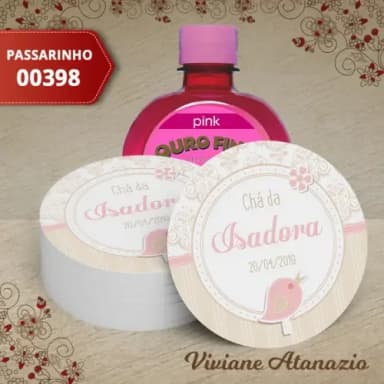 Adesivo Água Ouro Fino Passarinho - 00398