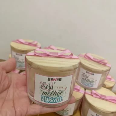 Brinde empresarial Dia das Mães Vela Aromática