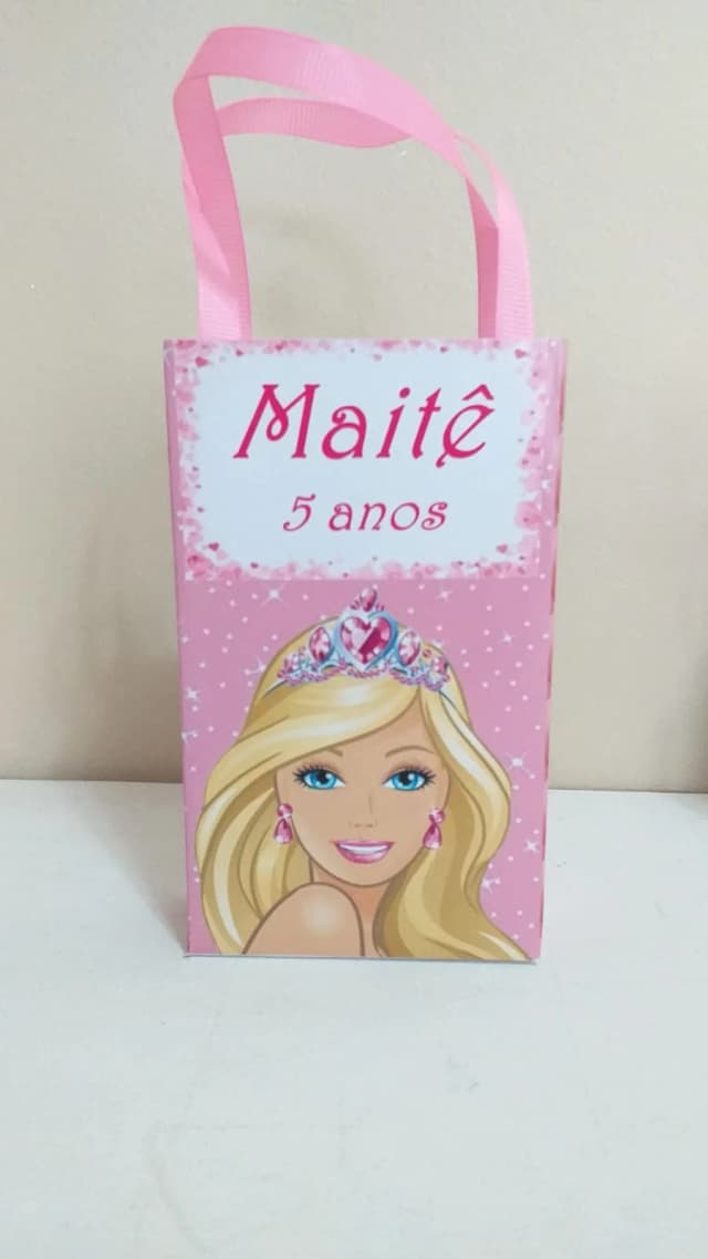 Sacolinhas Personalizadas Barbie para Lembrancinhas