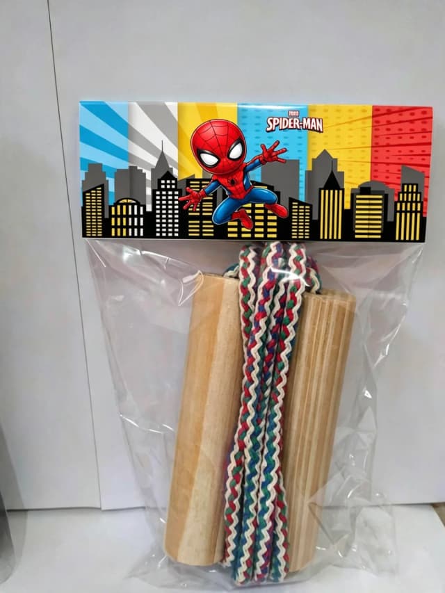 Corda de Pular Perosnalizada  lembrancinhas infantil Homem Aranha