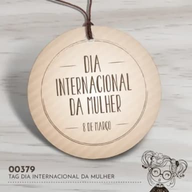 Tag Redonda Dia Internacional da Mulher - 00379