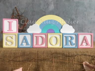 CANDY COLORS - Cubos 6x6cm + ARCO ÍRIS