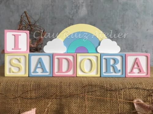 CANDY COLORS - Cubos 6x6cm + ARCO ÍRIS