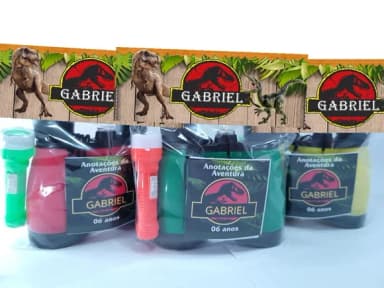 Kit Festa Dinossauro Rex - Binóculos e Lanterna