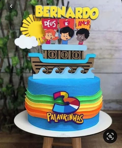 Arquivo de Corte Topo de Bolo 03 Palavrinhas 02