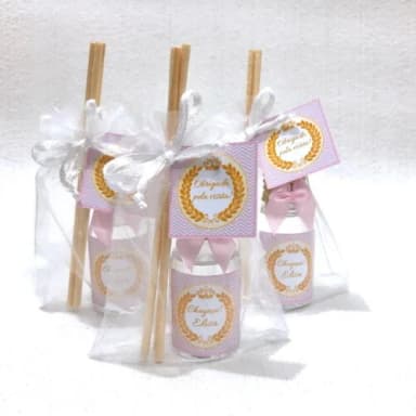 Lembrança Maternidade Aromatizador Realeza Coroa Rosa
