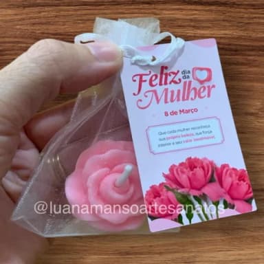 Brinde Vela Sachê Aromática Dia da Mulher