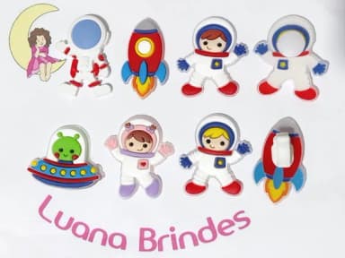 Astronautas C/adaptador de Crocs ou Tênis Pacote C/6 Unidade