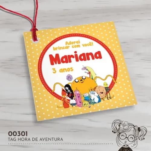 Tag Quadrada Hora de Aventura - 00301