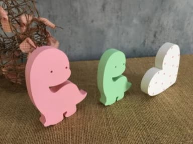 Dinossauros Baby Dupla + Coração
