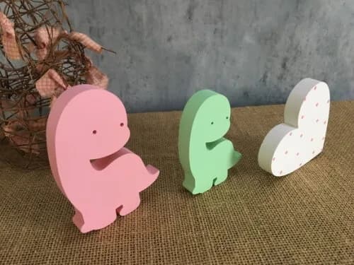 Dinossauros Baby Dupla + Coração