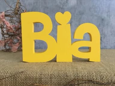 Nomes de Mesa em MDF Linha CH