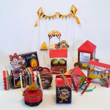 Kit 30 Lembrancinhas Festa Junina