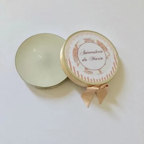 Lembrança para aniversário Vela Aromática
