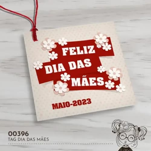 Tag Quadrada Dia das Mães - 00396