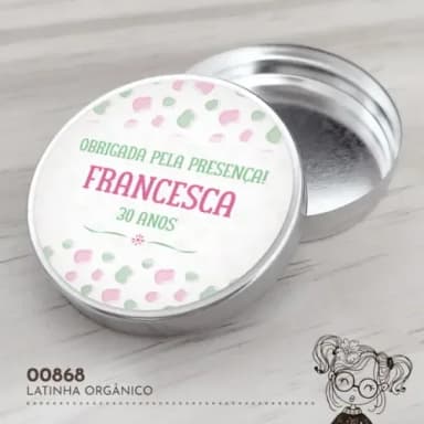 Latinha Adesivada Orgânico - 00868