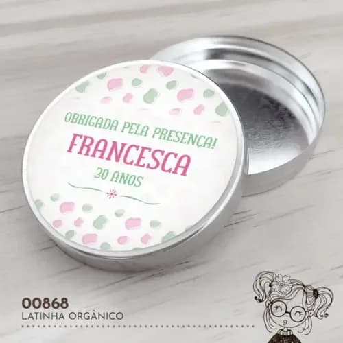 Latinha Adesivada Orgânico - 00868