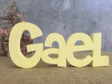 Letras de MDF -Nomes