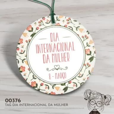 Tag Redonda Dia Internacional da Mulher - 00376