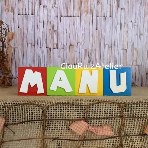 Decoração de Festa Infantil Super Mário Bros Cubos 6x6cm