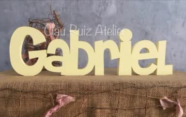 Letras de MDF -Nomes Linha CH