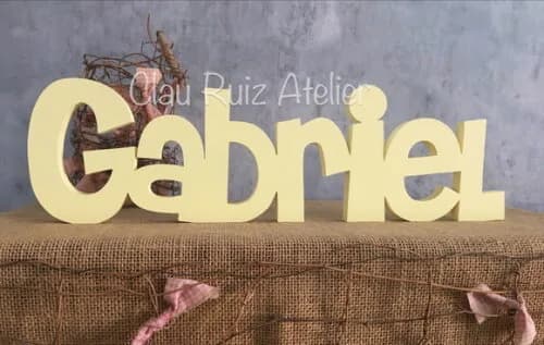 Letras de MDF -Nomes Linha CH